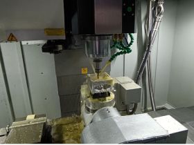 Five-axis CNC parts processing